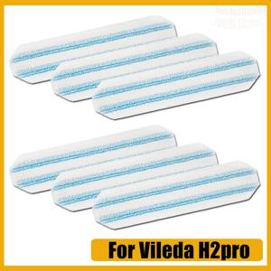 Vileda H2prO / O-Cedar H2prO 플랫 걸레 패드 걸레 세척 가능 재사용 가능 마이크로 화이버 걸레 패드 교체 액세서리