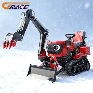 핫세일 디젤 로터리 경운기, 농업 작업용 소형 디젤 마이크로 크롤러 트랙터 기어 엔진