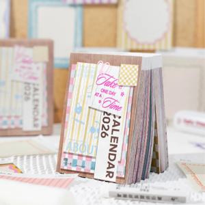 저널 GO 372페이지 하루 한 페이지 365일 데스크 캘린더 2026 학교 사무용품 메모 패드 플래너 일정 캘린더