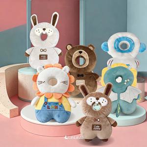 신생아 낙상 방지 헤드레스트 및 유아 충돌 방지 머리 보호 등받이 쿠션, 아이들 걷기 연습용 낙상 방지 모자