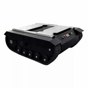 150Kg 헤비듀티 RC 탱크 TR600WP 고무 트랙 섀시 IP67 방수 무인 차량 ROS 프로그래밍 가능 개발 플랫폼용