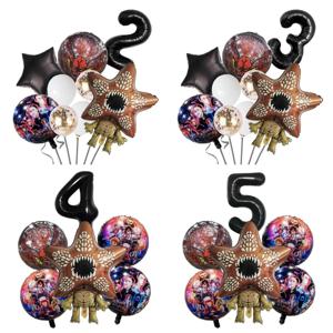 만화 이상한 이야기 호일 풍선 육식 꽃 축제 장식 라텍스 생일 파티 풍선 크리스마스 용품