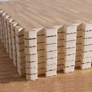 퍼즐 매트 12PCS 30x30cm 거품 놀이 매트 깔개 아기 게임 매트 아기 활동 체육관 퍼즐 매트 나뭇결 바닥 매트 어린이 카펫 놀이 매트