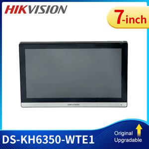 Hikvision DS-KH6350-WTE1 비디오 인터콤 IP 실내 스테이션, 7 인치 터치 스크린, POE P2P 무선 와이파이 모니터 화면