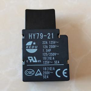 1 조각 KEDU HY79-21 22A 125V 12A 250V 트리거 스위치 전기 드릴 전기 해머 지그 톱 앵글 그라인더 등에 사용