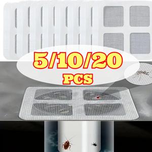 5-20개 일회용 바닥 배수구 스티커 샤워 배수구 머리카락 거름망 커버 싱크대 필터 머리카락 필터 욕조 메쉬 필터 스티커