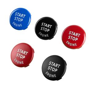 자동차 엔진 시작 버튼 교체 커버 중지 스위치 액세서리 BMW X1 X5 E70 X6 E71 Z4 E89 3 5 시리즈 E90 E91 E60 용 키 장식