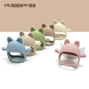 1PC 아기 실리콘 Teethers 장갑 장난감 BPA 무료 귀여운 동물 모양의 유아 젖니가 남 장난감 치과 치료 신생아 항목