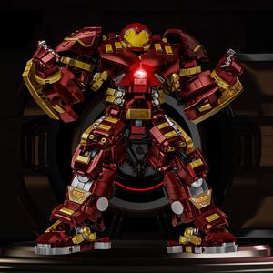 2700개 이상의 아이언 히어로 블록 액션 피규어 마크 빌딩 세트 버스터 메크 DIY 브릭 수집용 장난감 (남아, 성인, 어린이 선물)