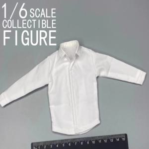 12인치 피규어용 1/6 스케일 군인 흰색 셔츠 모델