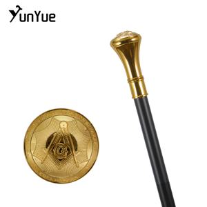 골드 AG 토템 프리메이슨리 워킹 케인 패션 장식용 지팡이 신사용 지팡이 코스프레 사진 소품 파티 셉터