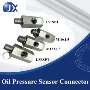 스테인리스 스틸 터보 오일 압력 T 어댑터 M10X1.5 M12X1.5 1/8NPT 1/8BSPT 엔진 자동차 부품용 피팅