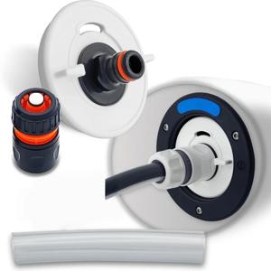 모터홈 카라반용 RV 물탱크 물 캡 인렛 퀵 커넥트 커넥터 물 주입 캡 호스 커플링