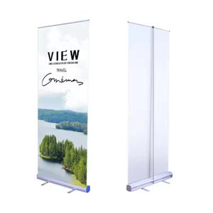 맞춤 인쇄 디스플레이 광고 스탠드 접이식 롤업 배너 알루미늄 롤업 스탠드 배너 (매장 및 배송 시장용)