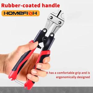 1개 미니 볼트 커터, 크롬-바나듐 합금강으로 제작, 빠르고 날카로우며, 노동 절약형 작업, 철사, 바 스틸 절단에 사용