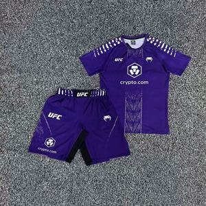 2026년 신제품 UFC 제니스 정품 파이트 나이트 복싱 세트 남녀 공용 주짓수 MMA 오버사이즈 통기성 빠른 건조 스포츠 세트 ﻿
