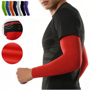 1/2개 스포츠 팔꿈치 보호대 슬리브 팔 관절 보호대 통기성 팔꿈치 패드 사이클링 러닝 농구 팔 보호대