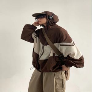 레트로 일본식 여름 햇빛 차단 재킷 루즈핏 야외 여성복 작업복 코트 통기성 캐주얼 아우터웨어