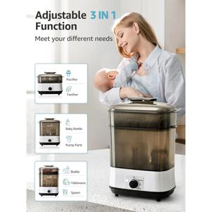 대용량 아기 젖병 살균기 및 건조기 2-in-1 전기 스팀 살균기 유아용 신생아용