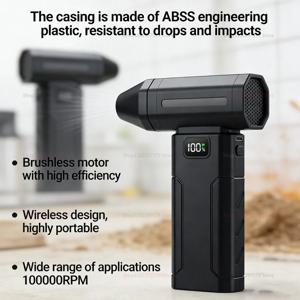 고속 미니 터보 블로워 강력 공기 송풍기 100000 RPM 브러시리스 모터 5단 속도 조절 가능 강력한 휴대용 공기 송풍기 도구