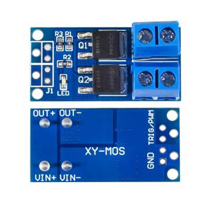 10PCS DC 5V-36V 15A 400W 듀얼 고전력 MOS 트랜지스터 구동 컨트롤러 모듈 최대 30A PWM 전자 스위치 FET 트리거