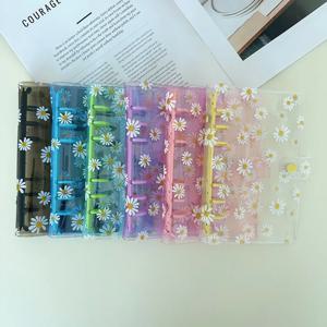 A5 A6 A7 컬러 블랙 그린 데이지 노트북 주최자 바인더 커버 저널 스케치북 액세서리 일기 사무용품