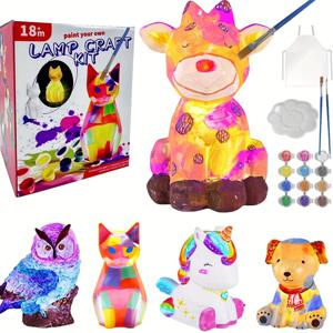 나만의 유니콘 램프 아트 키트, DIY 수면등, 미술 및 공예, 어린이용 페인팅 키트 (8-12세), 미술 용품 생일 선물
