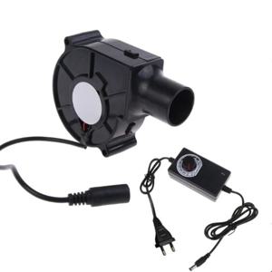 220V BBQ 팬 휴대용 조리 도구 조절 가능한 속도 바베큐 그릴 캠핑용 에어 블로워 미국 EU 플러그 휴대용