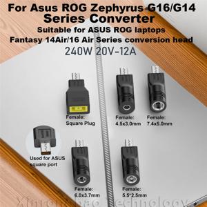 Asus ROG Zephyrus G16 G14 노트북 충전기 변환기 용 180W 200W 240W Dc 전원 어댑터 Asus Square 노트북 잭 커넥터 용