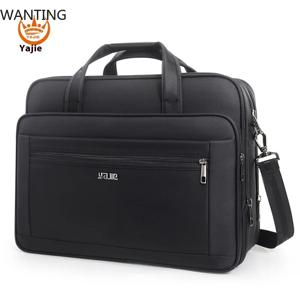 남성용 대형 서류 가방 캔버스 토트 백 15.6 인치 17 인치 19 인치 노트북 케이스 작업 가방 사무실 메신저 백