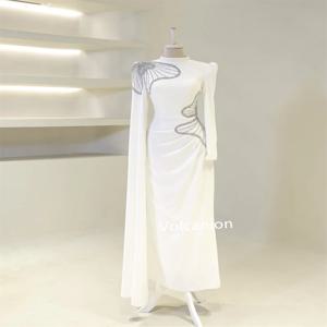 맞춤형 쉬폰 패턴 스팽글 시스 하이 칼라 미디 드레스 맞춤형 행사 댄스 파티 우아한 품질