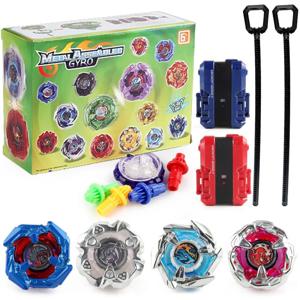 BX168-A10 4개 세트 BX-19 BX-20 BX-21 BX-00 BX 시리즈 스피닝 탑 버스트 세트 (런처 포함) 장난감 선물