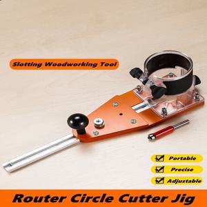 마키타 전동 핸드 트리머용 원형 절단 지그 목재 라우터 밀링 삼각형 보드 원형 슬롯팅 목공 트리밍 머신