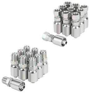 3/8 호스 x 3/8 JIC 37도 암 스위블 유압 호스 크림프 피팅 또는 3/8 호스 x 3/8 NPT 수 유압 호스 크림프 피팅