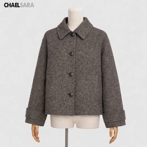 가을 겨울 여성 패션 빈티지 버튼 포켓 울 코트 2026 신상 캐주얼 긴 소매 재킷 아우터웨어 여성용