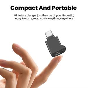 미니 TF 카드 리더 타입-C 2.0 외장 스토리지 블랙 스트레치 메모리 스틱 USB C 2.0 아이폰 17 16 카드 리더 2026