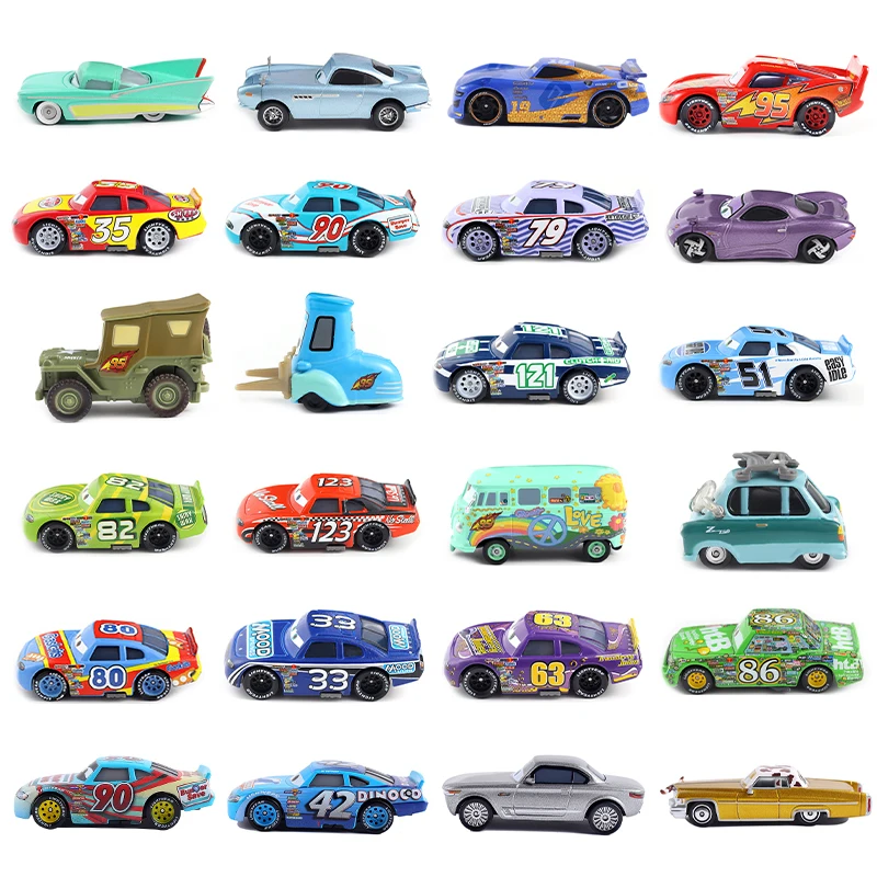 자동차 1 디즈니 픽사 2 3 컬렉션 Mater 장난감 Lightning Mcqueen 컬렉션 다이캐스트 금속 미니 레이서 맥 어린이 크리스마스 선물