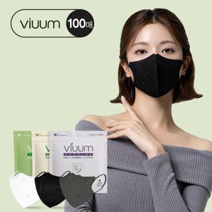 비움 에코플러스 마스크 100매 새부리형 컬러 가벼운 마스크