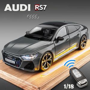 시뮬레이션 1:18 AUDI RS7 스포츠백 합금 자동차 모형 어린이 장난감 자동차 수집품 미니어처 자동차 집 장식 생일 선물