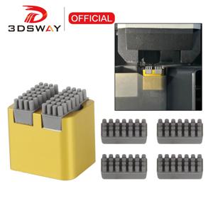 Bambu Lab X1 P1S 시리즈 노즐 브러시 BambuLab 와이퍼 실리콘 브러시 장착 스크러버 프린트 헤드 클리너 프린터 헤드 닦기