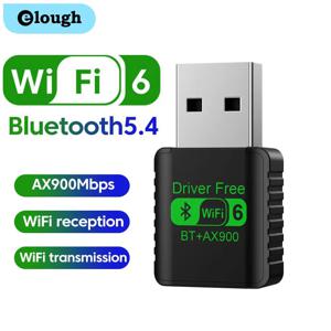 AX900 USB WiFi 6 Bluetooth 5,4 어댑터 드라이브 무료 무선 네트워크 USB 수신기 PC 용 2.4G 및 5GHz 듀얼 밴드 USB 네트워크 수신기