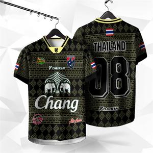 새로운 여름 신상 태국 챠우 코끼리 3D 프린팅 반팔 여름 스트릿 티셔츠 남성 고품질 남녀 공용 탑