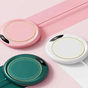 1PC 온도 조절 난방 코스터 USB 홈 난방 코스터 3단 조절 난방 55도 일정한 온도