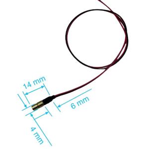 핫 세일 레이저 모듈 레드 라이트 사이트 4mm 직경 1mW 5mW 650nm 레드 도트 구리 헤드 산업용 등급 3V 5V APC 드라이버