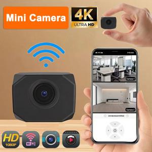 HD 미니 카메라 4K 1080P WiFi IP AP 원격 모니터링 경량 휴대용 캠코더 스마트 홈 감시 보안 카메라