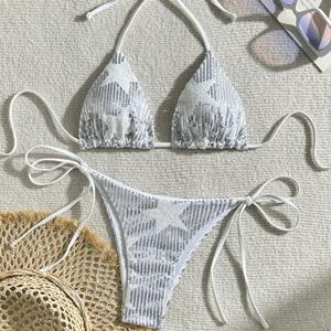 빛나는 섹시한 비키니 수영복 여성 수영복은 여성 해변 수영복 수영복을 밀어 브라질 비키니 세트 풀 Bather