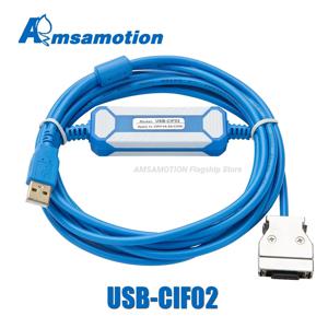 오므론 PLC 통신에 적합한 USB-CIF02 금도금 프로그래밍 케이블 CPM1 CPM1A/2A CQM1 C200HS C200HX/HG/HE 데이터