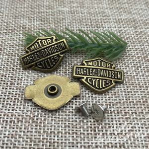 할리 데이비슨 PA 1250S 오토바이 배지 장식 버클 DIY 개조 백팩 의류 허리띠 레트로 고정 나사 버클