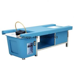 태국식 두피 마사지 침대 미용실 전동 페디큐어 마사지 샴푸 테이블 물 순환 요법 포함