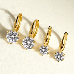 *화이트데이 세일*  14K/18K 시크 랩다이아몬드 귀걸이 5부/1캐럿 [한정패키지]